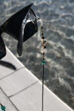 puošni akinių grandinėlė